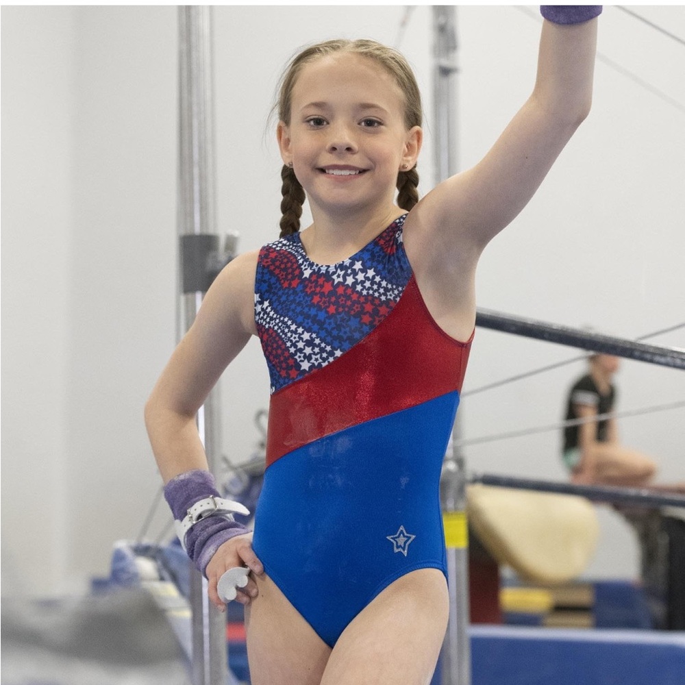 GK Red and Blue Kids One Piece Bodysuit
